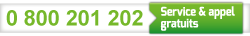 0 825 201 202 - Service et appel gratuits